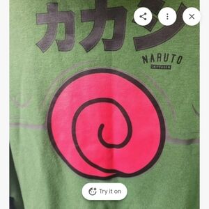 Naruto Shippuden Collection Kakashi Men's Zip-Up Hoodie Cosplay Anime. Size: M